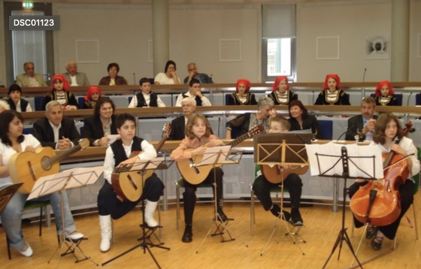 Στιγμή από εκδήλωση της Παγκρητικής Ομοσπονδίας Ευρώπης